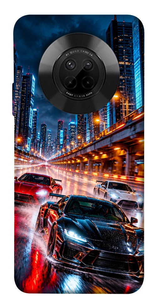 Чохол Night city cars для Huawei Y9a
