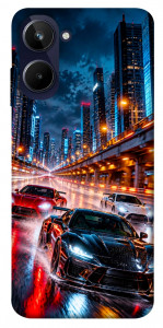 Чехол Night city cars для Realme 10 4G