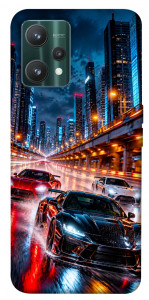 Чехол Night city cars для Realme 9 Pro