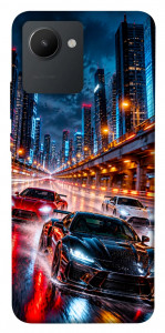 Чехол Night city cars для Realme C30