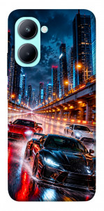Чехол Night city cars для Realme C33