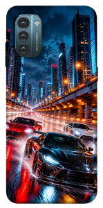 Чехол Night city cars для Nokia G21