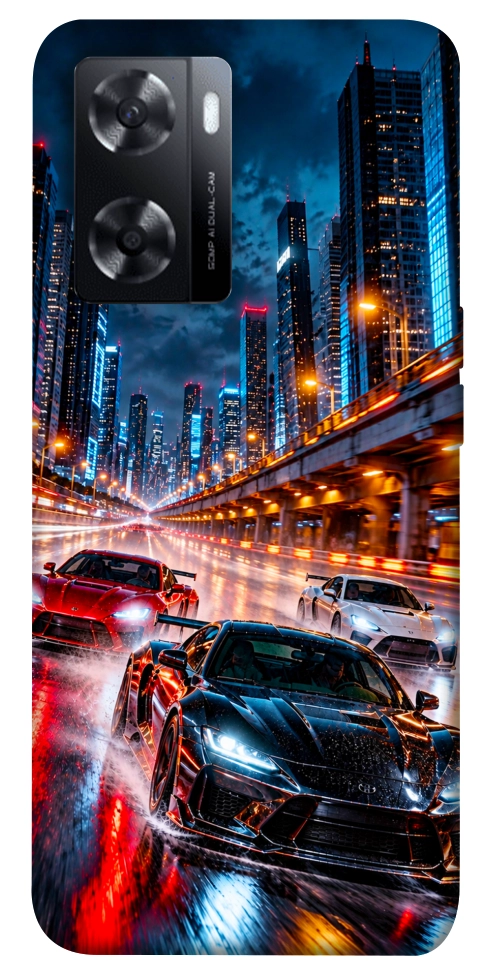 Чохол Night city cars для Oppo A77s