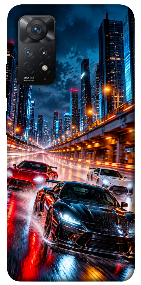 Чохол Night city cars для Xiaomi Redmi Note 12 Pro