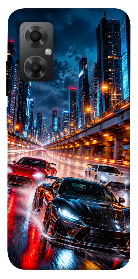Чохол Night city cars для Xiaomi Redmi Note 11R