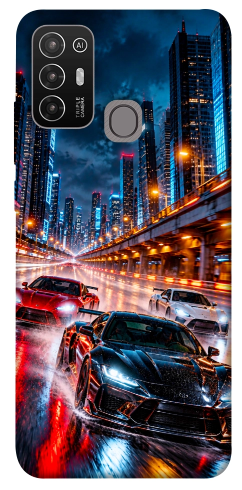 Чехол Night city cars для ZTE Blade A52