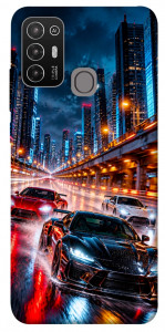 Чехол Night city cars для ZTE Blade A52