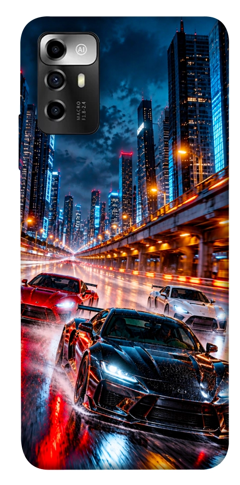Чехол Night city cars для ZTE Blade A72