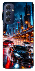 Чехол Night city cars для Galaxy M54 5G