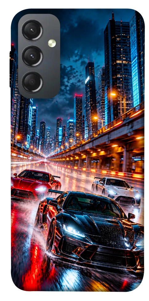 Чохол Night city cars для Galaxy A24 4G