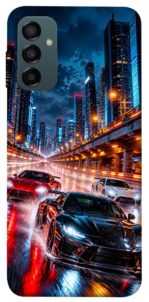 Чохол Night city cars для Galaxy M34 5G