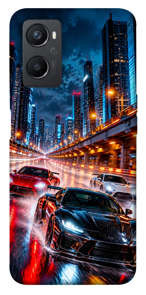 Чехол Night city cars для Oppo A36