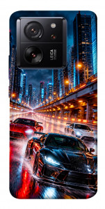 Чохол Night city cars для Xiaomi 13T