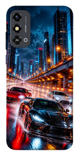 Чехол Night city cars для ZTE Blade A53