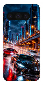 Чохол Night city cars для Google Pixel 8 Pro