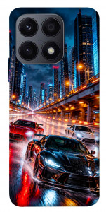 Чехол Night city cars для Huawei Honor X8a