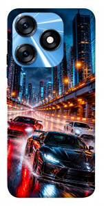 Чехол Night city cars для TECNO Spark 10