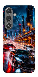 Чохол Night city cars для Galaxy S24