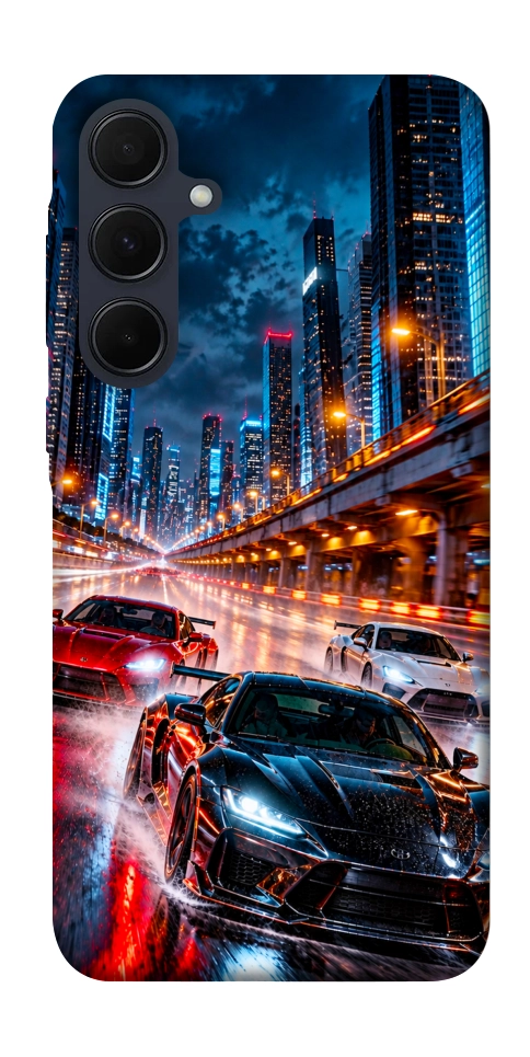 Чехол Night city cars для Galaxy A35