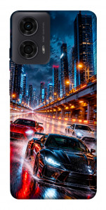 Чехол Night city cars для Motorola Moto G24