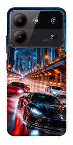 Чехол Night city cars для ZTE Blade A54 4G