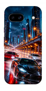 Чехол Night city cars для Google Pixel 8a