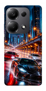 Чехол Night city cars для Xiaomi Redmi Note 13 Pro 5G
