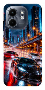 Чехол Night city cars для Infinix Hot 50i
