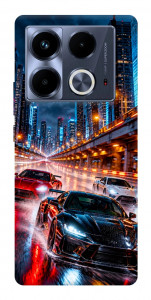 Чехол Night city cars для Infinix Note 40 4G