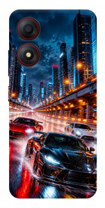 Чехол Night city cars для ZTE Blade A34 4G