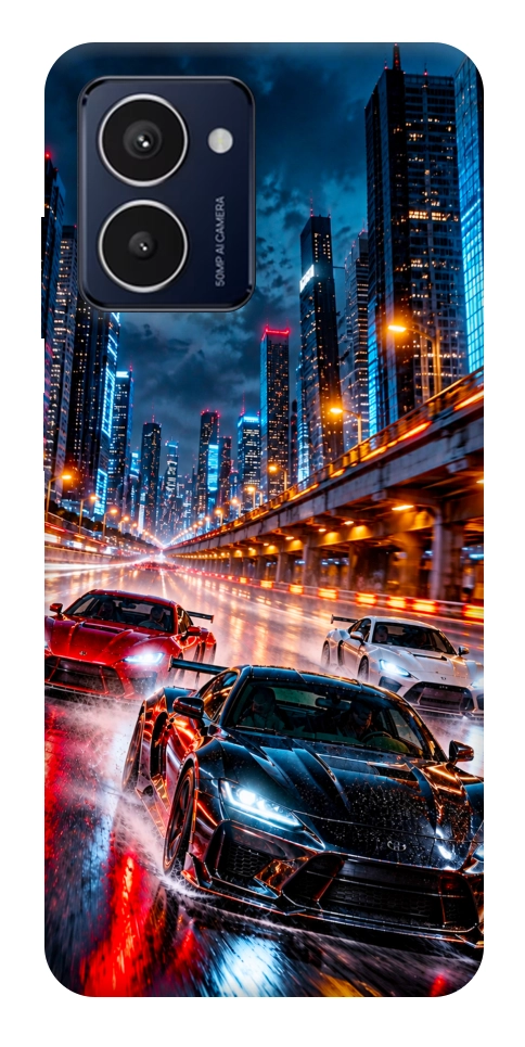 Чехол Night city cars для HMD Pulse Pro
