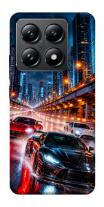 Чохол Night city cars для Xiaomi 14T Pro