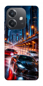 Чехол Night city cars для Oppo A3 4G