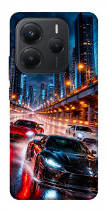 Чехол Night city cars для Xiaomi Redmi Note 14 5G