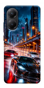 Чехол Night city cars для Xiaomi Poco X7 Pro