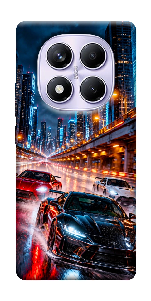 Чехол Night city cars для Xiaomi Poco X7