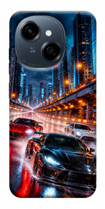 Чехол Night city cars для TECNO Spark Go 1 (KL4)