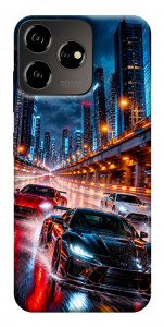 Чехол Night city cars для ZTE Blade V50 Design 4G