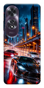 Чохол Night city cars для Oppo A60 4G