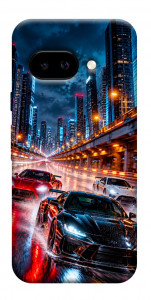 Чехол Night city cars для Google Pixel 9a