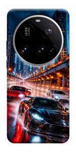 Чехол Night city cars для Xiaomi 15 Ultra