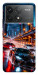 Чехол Night city cars для Xiaomi Poco F6 Pro