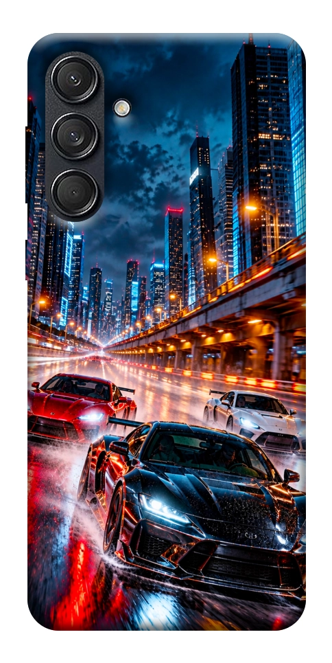 Чехол Night city cars для Galaxy M55