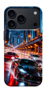 Чохол Night city cars для iPhone 17 Pro