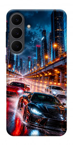 Чехол Night city cars для Galaxy S25 FE