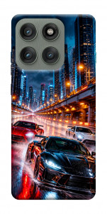 Чехол Night city cars для Motorola Edge 60 Pro