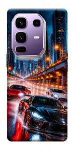 Чехол Night city cars для Infinix Note 50 Pro+