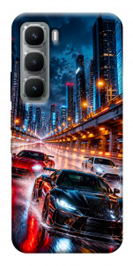 Чехол Night city cars для Infinix Hot 60 Pro