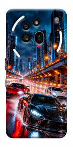 Чехол Night city cars для Nothing Phone (3a) Pro
