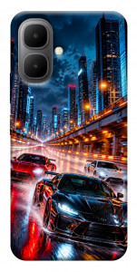 Чехол Night city cars для Infinix Smart 10